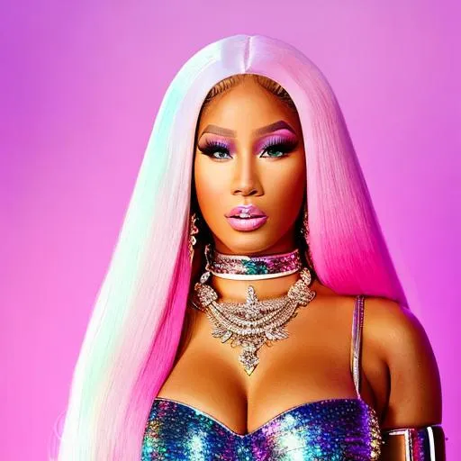 Prompt: Nicki Minaj as barbie