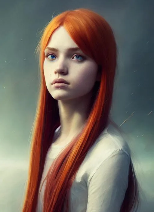 Portrait of {character} with {color} hair and with c... | OpenArt