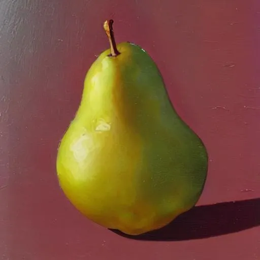 Prompt: A pear