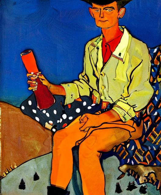 Egon schiele painting, Australian outback, portrait,... | OpenArt