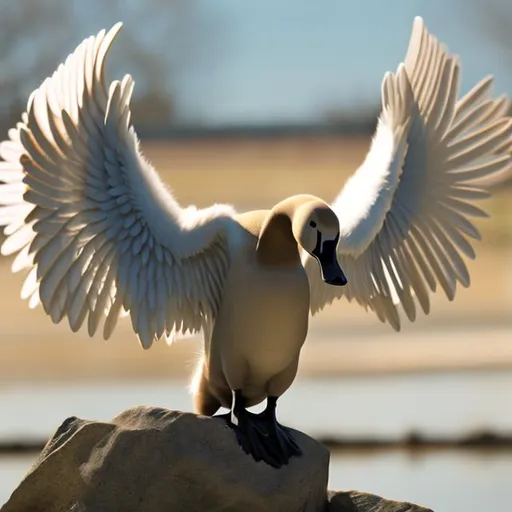 Prompt: Goose angel