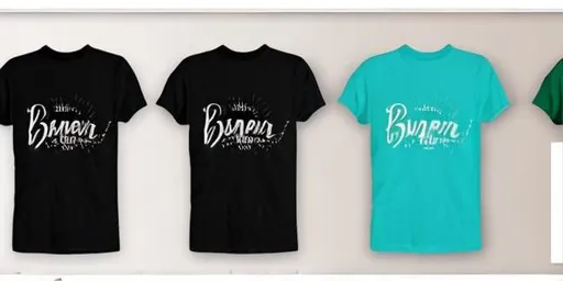 Prompt: create an etsy banner for a shirt shop with the name bgshirtshop with colors
