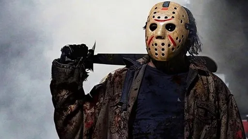 Prompt: Jason Vorhees, Hockey Mask, Machete, Woods, Slasher, 80's, Friday the 13th, Zombie 