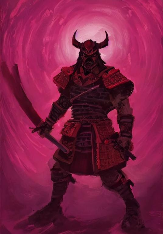 Red Orc Samurai | OpenArt