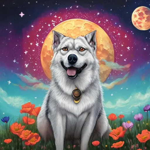 Prompt: Flower
Moon
Dog