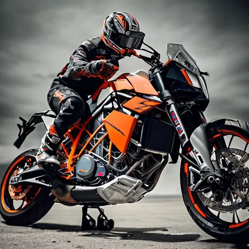 Prompt: THE HR RIDER07 WITH KTM