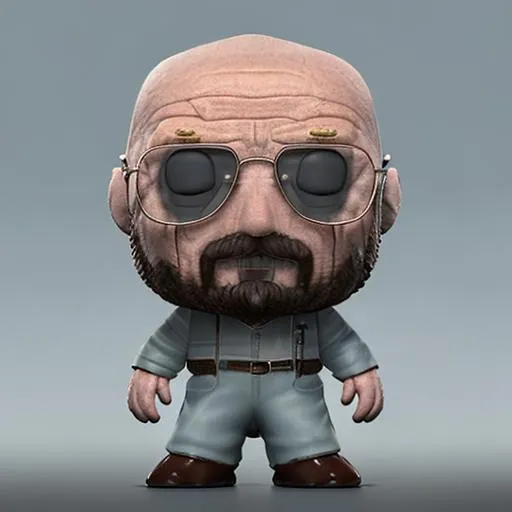 Prompt: Walter White Funko Pop