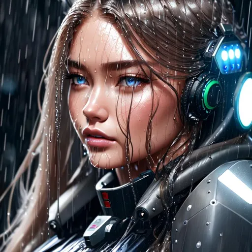 Highly Detailed, Hyperrealistic, close up of a wet W... | OpenArt