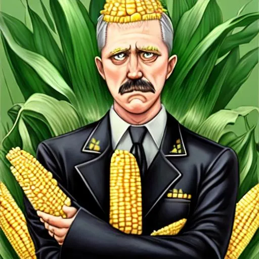 Prompt: Corn Hitler