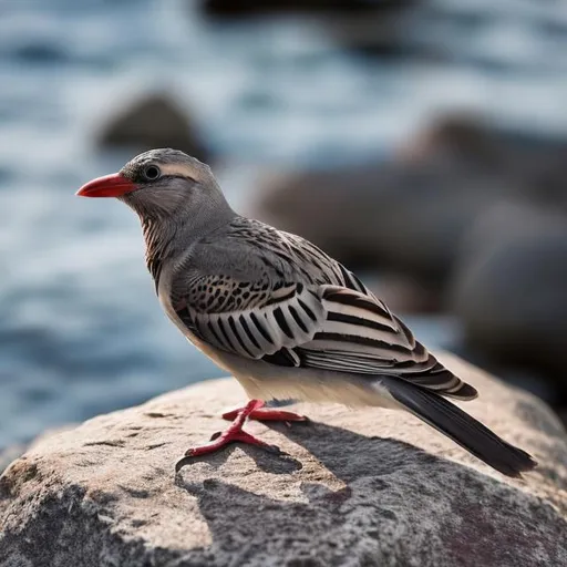 Prompt: Bird on a rock