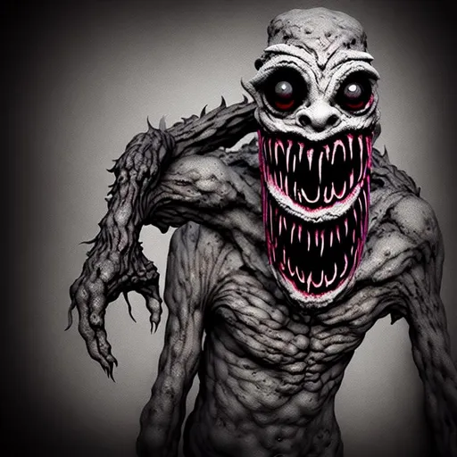 Prompt: creepy monster
