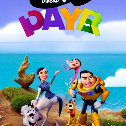 Prompt: brand new disney pixar movie