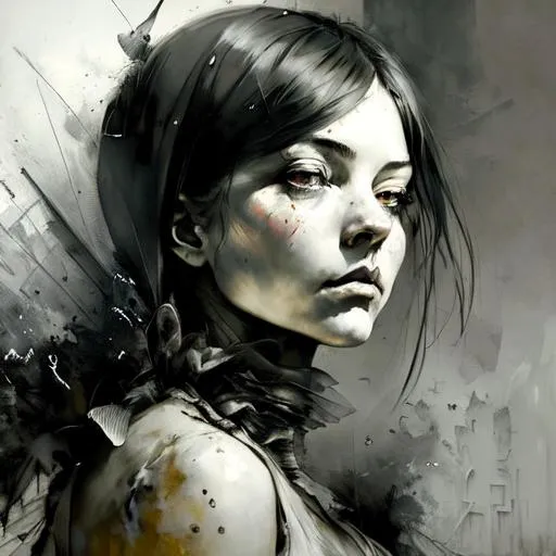 Prompt: ange monstrueux, ailes à plumes noires hyper detailed, surrealism, hyper realistic, extremely complex, gothic, dark, dramatic, hyper realistic, intricate classic art, insanely intricate, trending on art station,art byStephen Gammell, Pino Daeni, Jeremy Mann, Alex Maleev, Carne Griffiths, 16k resolution, oil on canvas, fine art, super dramatic light, sharp focus, grain, sinister, horror
Edits:
Zdzislaw Beksinski Stephen Gammell Yossi Kotler
