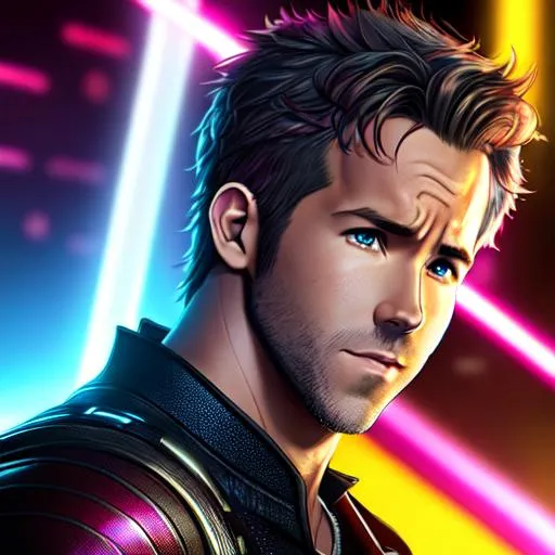 Prompt: Ryan Reynolds as a anime character,((masterpiece)), ((realistic)), ((anime art)), ((dramatic lighting)), ((cool atmosphere)), ((digital painting)), ((vibrant color scheme)), ((computer graphics)), ((8K resolution))