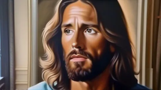 Prompt: Realistic oil painting, jesus christ 