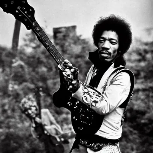 Prompt: Jimi Hendrix 