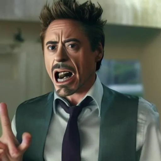 Prompt: Robert Downey Syndrome (he is a retard)