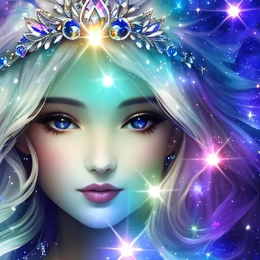 White prism, cosmic,etherial, fairy, goddess of ligh... | OpenArt