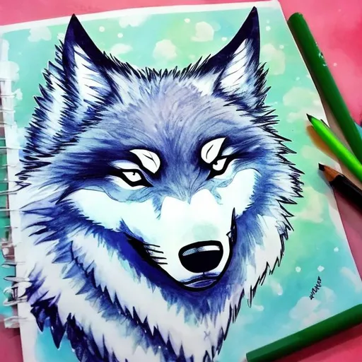 How to Draw an Anime Wolf - DrawingNow