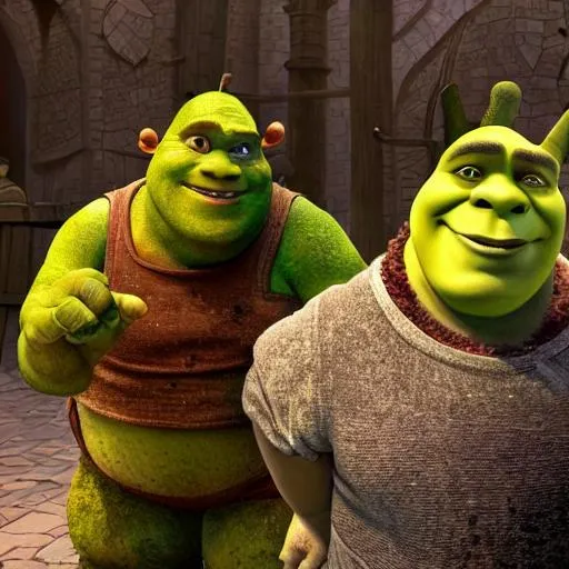 Prompt: Shrek script would not publish because of certain words