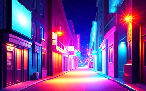 Prompt: party background jpg, delicate, soft lighting, night time, deep colors, cinematic, poster art, anime realistic, clean lines