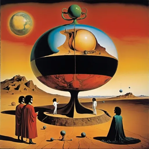 Prompt: The Mars Volta, by Salvador Dali