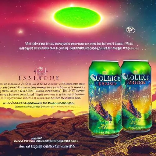 Prompt: solstice energy drink advert
