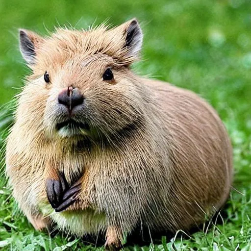 Prompt: Capybara and rabbit hybrid

