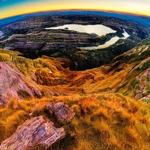 Prompt: long shot scenic professional photograph of {scenery}, perfect viewpoint, highly detailed, wide-angle lens, hyper realistic, with dramatic sky, polarizing filter, natural lighting, vivid colors, everything in sharp focus, HDR, UHD, 128K , width, outer-space,  dramatic,  fisheye lens