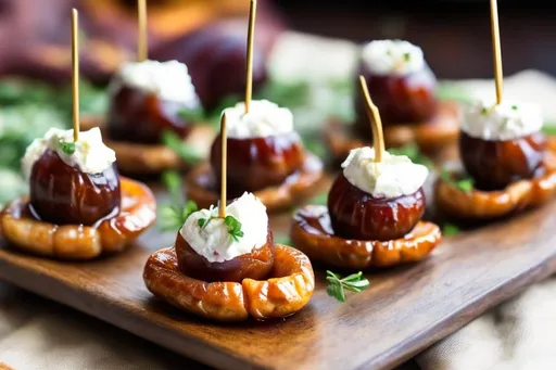 Prompt: Goat Cheese Stuffed Dates  APPETIZER