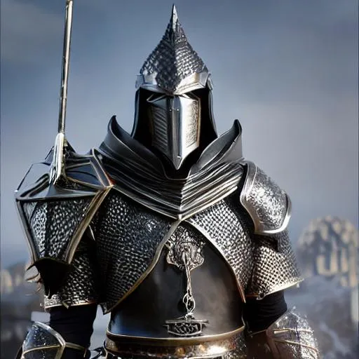 Prompt: medival knight, black obsiadain armor, gothic, realistic face, super detailed, high quality, 8k, sharp focus, highly detailed, epic, vibrant, ultra high quality model, dark fog behind, full height, dark fantasy, arabian closes, male