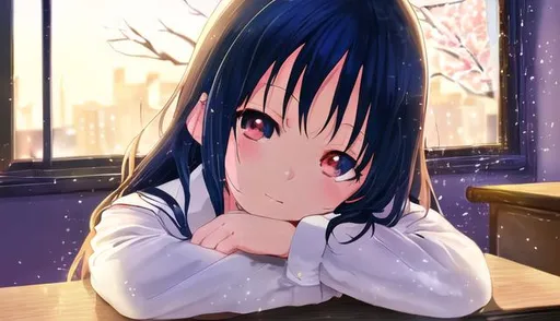 1 girl, kawaii, pretty, quality 14, sad anime girl