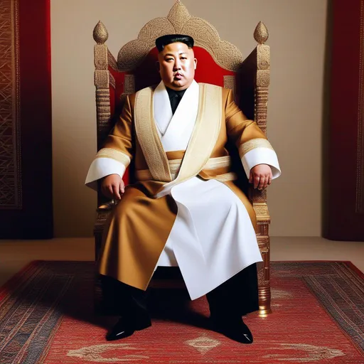 Prompt: Kim Jong Un as an Arab Prince