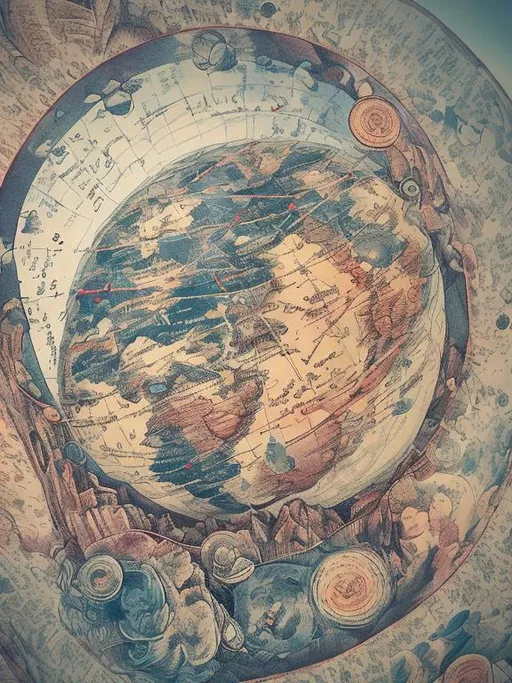 Prompt: Imagine a person standing at the edge of a cliff, with a clear view of a beautiful landscape ahead. The person has their arms outstretched and their eyes closed, as if in deep concentration. From their mind, vibrant thought bubbles are emanating, filled with various images representing their desired outcomes: a diploma symbolizing education, a globe representing travel, a dollar sign representing financial abundance, and so on. These thought bubbles are morphing into physical manifestations that hover in the air around the person, ready to be realized. Birds are soaring above them, representing freedom and endless possibilities. The scene is bathed in warm, golden sunlight, symbolizing positivity and empowerment. This concept visually captures the idea of transforming thoughts into real-world results through the power of manifestation.