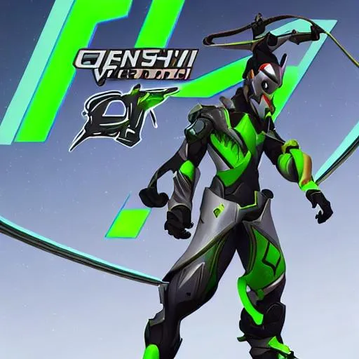 Prompt: Genji overwatch