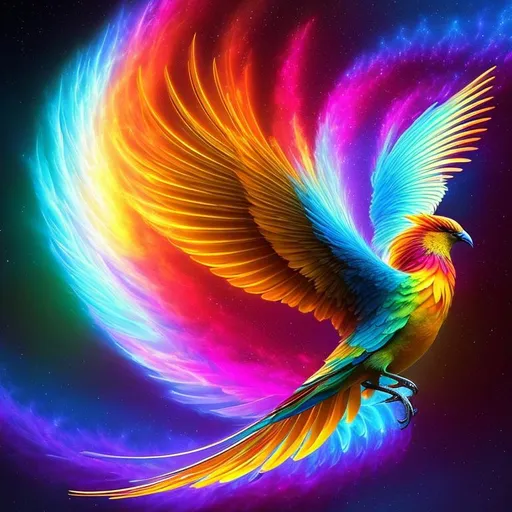 Prompt: phoenix bird, holding the bright sun with its claw: 3d fractals, light particles, water drops, shimmering light, dreamy, surreal, alcohol ink, smooth, shimmering, dreamy glow, knowledge of the world, full color Fractal geometry exists in the foreground knowledge of the world, perfect detailed pompous , a painting photography technique, amazing colors, owl, blue sky, alcohol ink, detailed, 3d fractals, light particles, water drops, shimmering light, dreamy, surreal, alcohol ink, smooth, shimmering, dreamy glow, conceptual art by Alberto Seveso, Anna Dittmann, Arthur Rackham, 16k, sf, intricate artwork, ultra high quality model, trending on artstation, sharp focus, studio photo, intricate details, highly detailed, 
