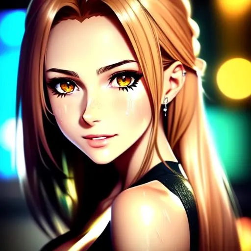 Prompt: semi-realistic anime girl, skin highlights, hair highlights, sweat,
blushing, movie scene, adult researcher, glamour, cleavage,
wonderful face, very detailed face, extremely detailed face, highly detailed face, soft smile, happy,
perfect face, perfect eyes, perfect teeth, perfect body, perfect anatomy, beautiful body, trending on instagram, trending on tiktok, trending on artstation, trending on cgsociety, white sclera,
photorealistic, masterpiece, cinematic, 16k artistic photography, epic, drama, 
romance, glamour, beauty, 
cinematic lighting, dramatic lighting, insanely detailed, soft natural volumetric cinematic lighting, award-winning photography, rendering, hd, high definition, 
highly detailed