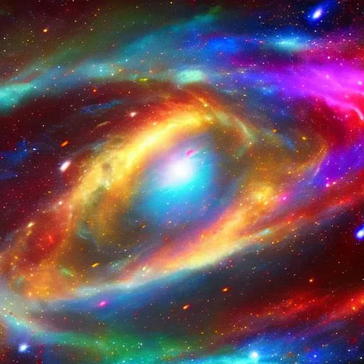 Prompt: super high reselution picture of the galaxy
