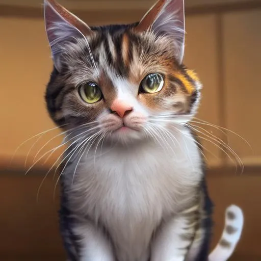 Prompt: 8k, realistic, sci-fi, photorealistic, cat