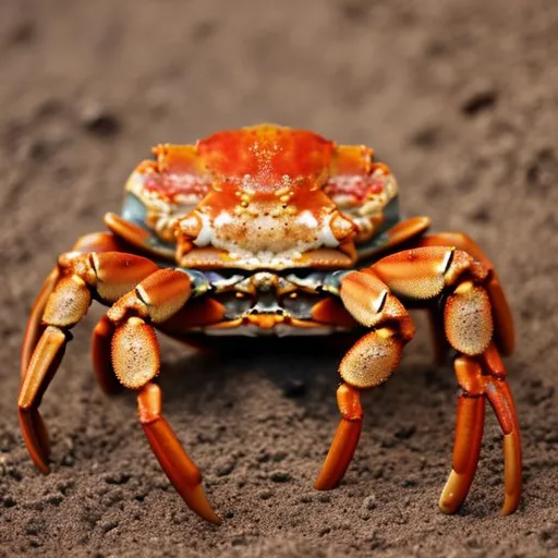 Prompt: An atlas crab from planet Venus. 