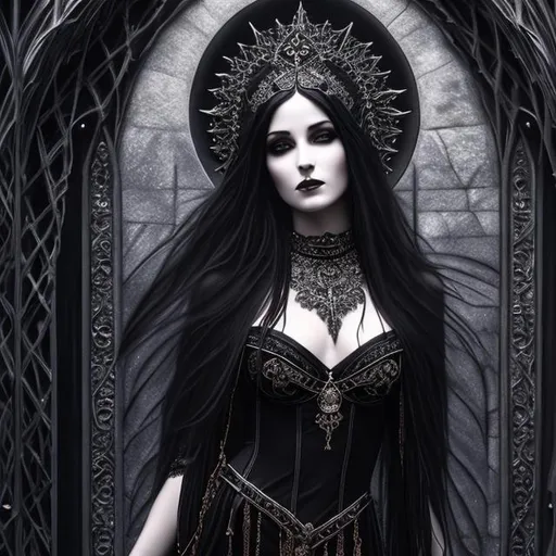 {{breathtaking goddess of death}}, {{gothic art, lif...