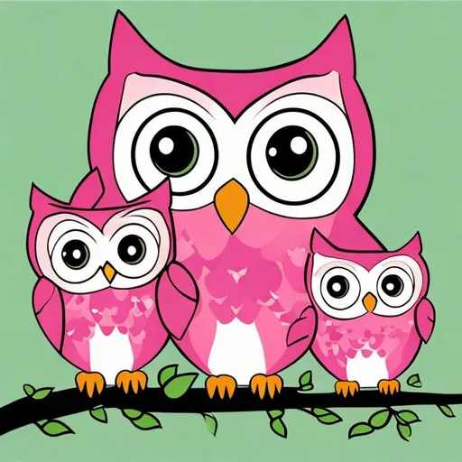 Prompt: "cute picture owls"