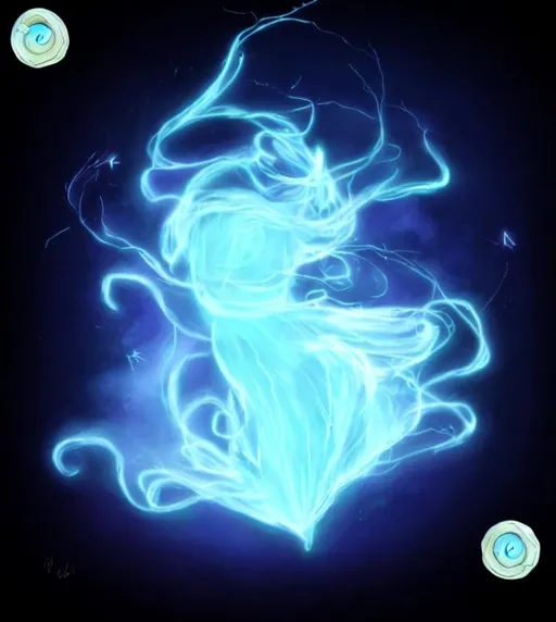 Prompt: Cute Wisp spirit 
