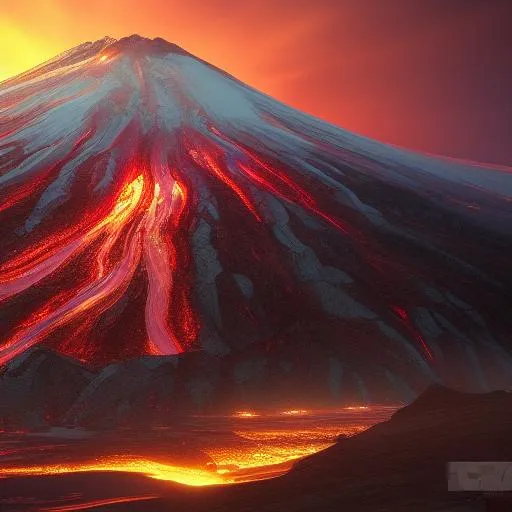 Prompt: Mt shasta , california, violent explosive volcanic  eruption at dawn, insanely detailed, insanely realistic, insane details,  and art by  unreal engine 5, Detailed Render eyecandy Breathtaking 8k Greg Rutkowski Artgerm WLOP Alphonse Mucha dynamic lighting hyperdetailed intricately detailed Splash art Artstation triadic colors volumetric lighting, unreal engine 5, insane detail, ultra realistic, frostbite 3 engine, cryengine, 