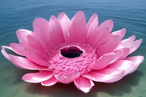 ▷ A Lotus Flower just Rose From Under Water by Zhize Lv, 2022