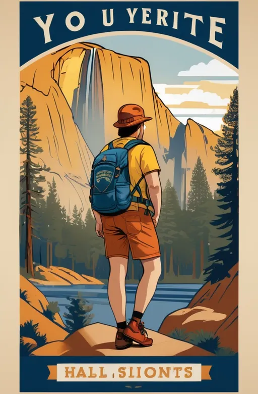 9. Vintage National Park Poster Style