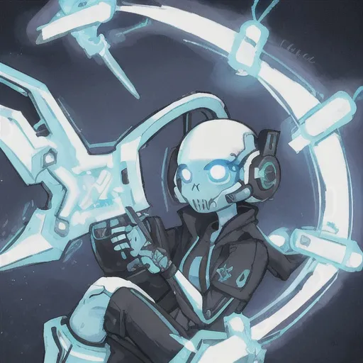 Prompt: Electric bones 