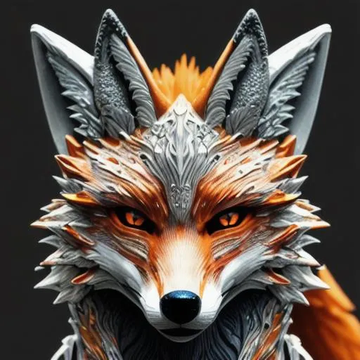 Prompt: elemental fox, vengeful, mystical, fantasy, 8k, sharp focus, intricate details, highly detailed