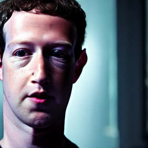 4k cinematic still of actor Mark Zuckerberg with a b... | OpenArt