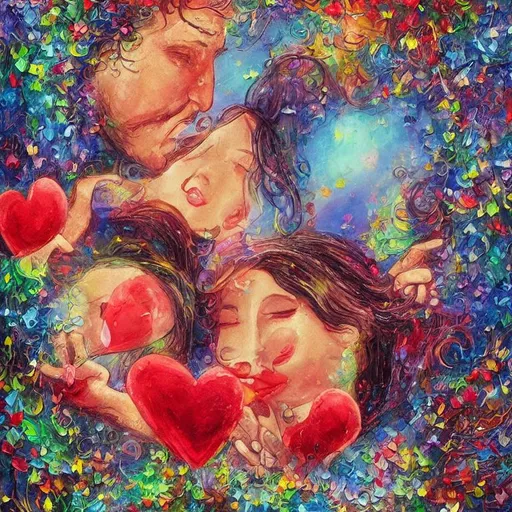 Paint a beautiful and touching Valentine's Day scene... | OpenArt